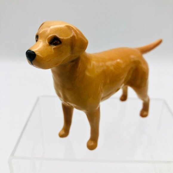 Beswick Other - Vtg Beswick Golden Yellow Labrador Retriever Dog Figurine Porcelain England